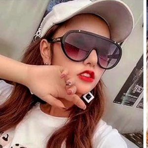 Trendy black sunglasses